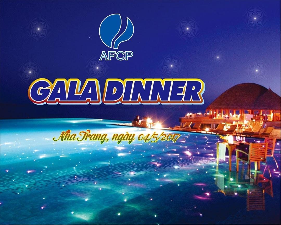 Backdrop gala dinner trên biển