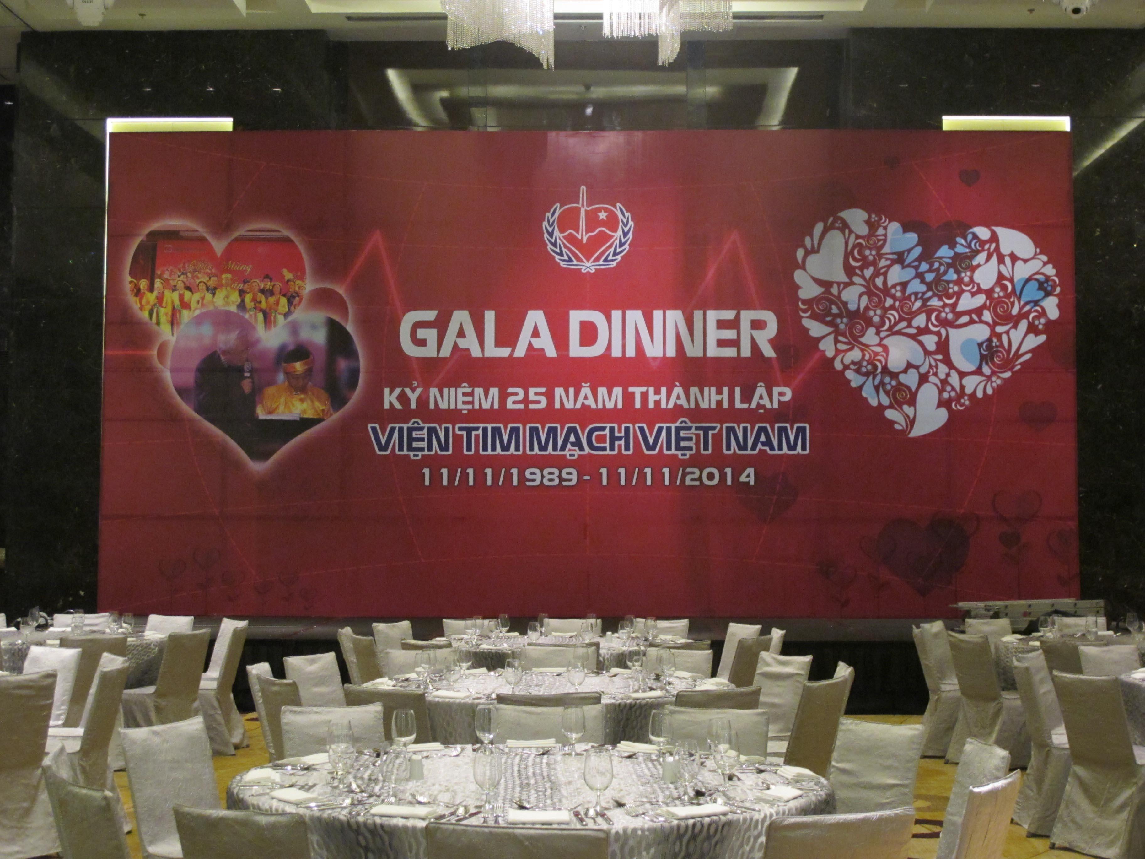 Backdrop sự kiện gala dinner