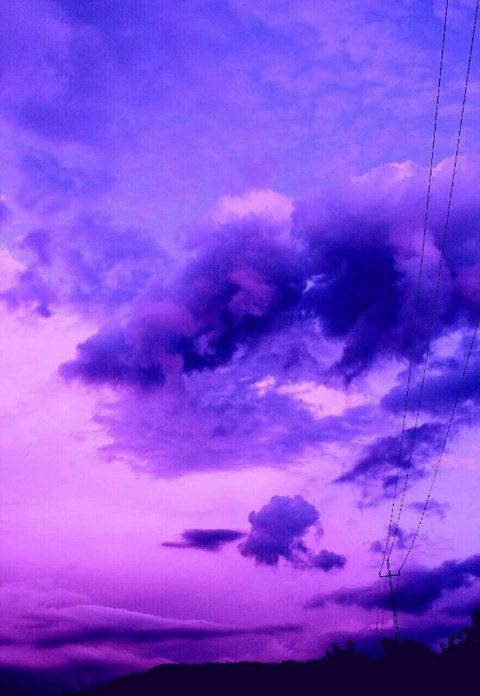 Background bầu trời màu tím