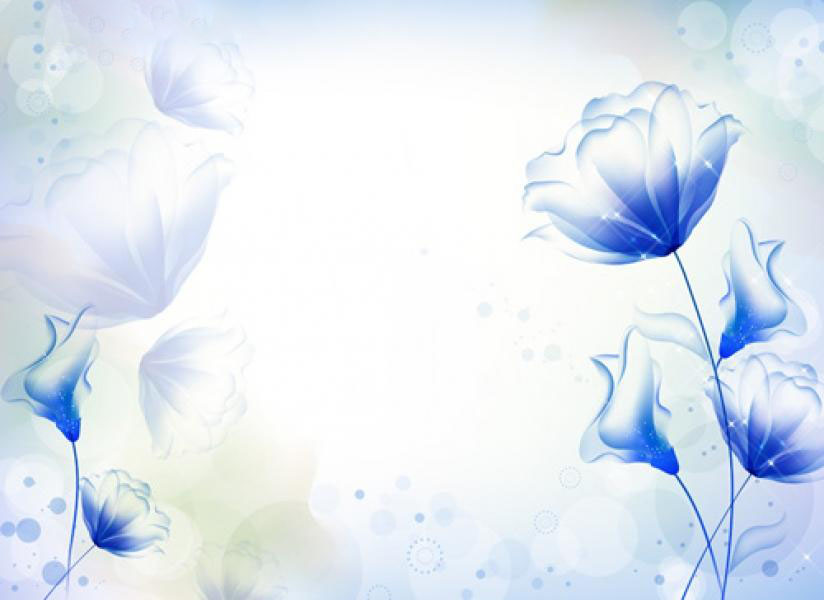 Background hoa lá màu xanh