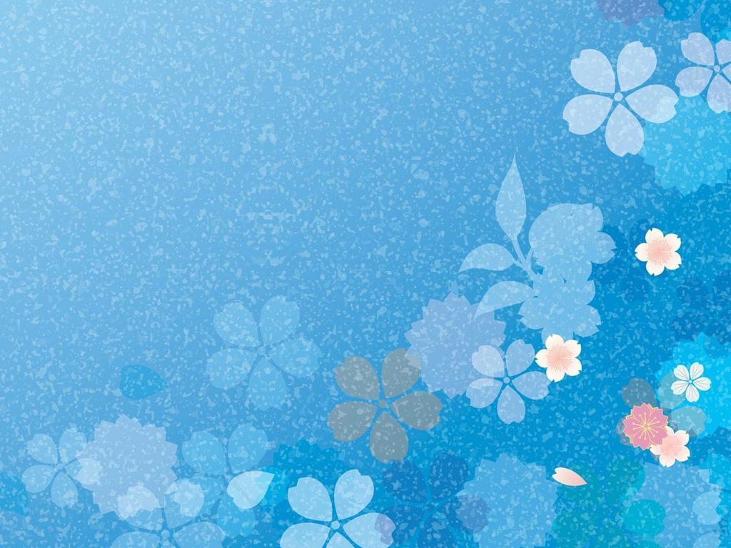 Background hoa lá xanh