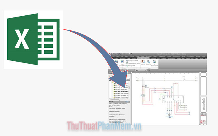 Cách chèn Excel vào CAD nhanh và chuẩn
