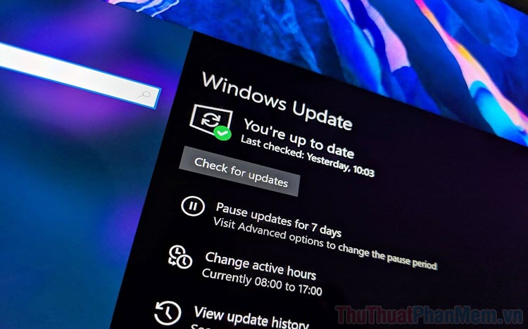 Cách sửa lỗi không update được Windows 10