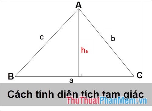 Cách tính diện tích tam giác chuẩn