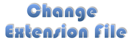 Change Extension file