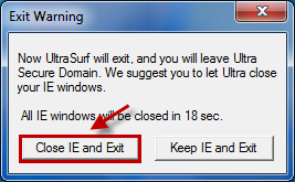 Close IE and Exit