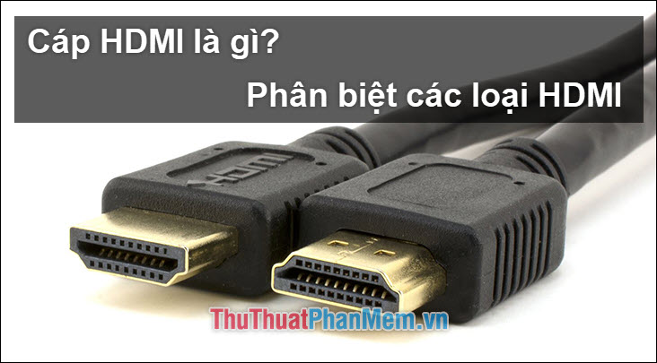 Có bao nhiêu loại cáp HDMI? Sự giống và khác nhau giữa chúng