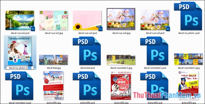 Dùng chương trình nào để mở file PSD?