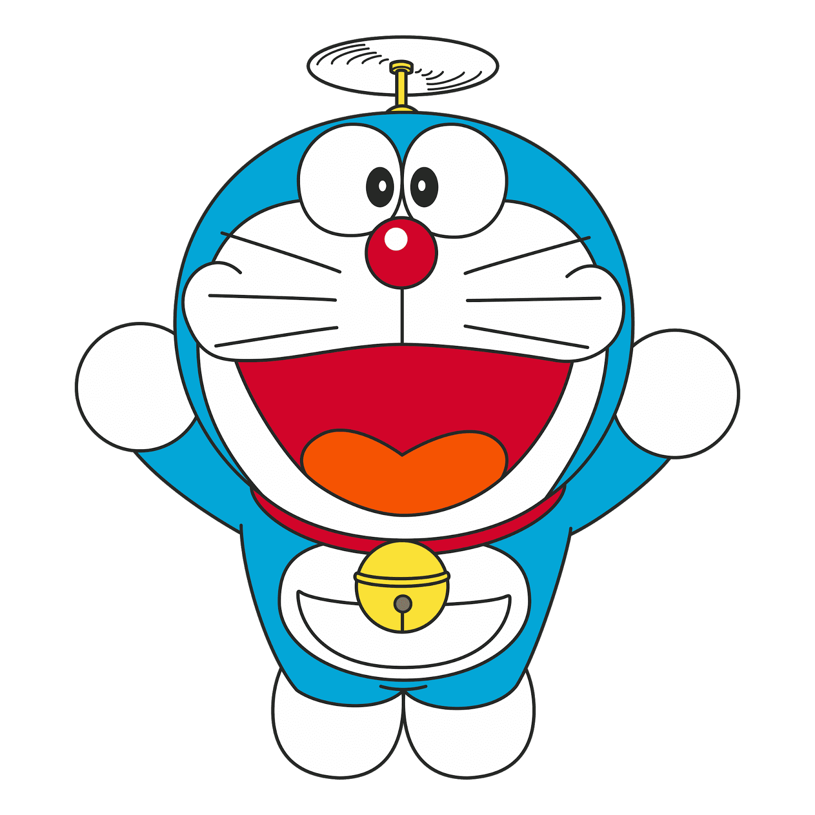 Hình ảnh Doraemon chong chóng tre