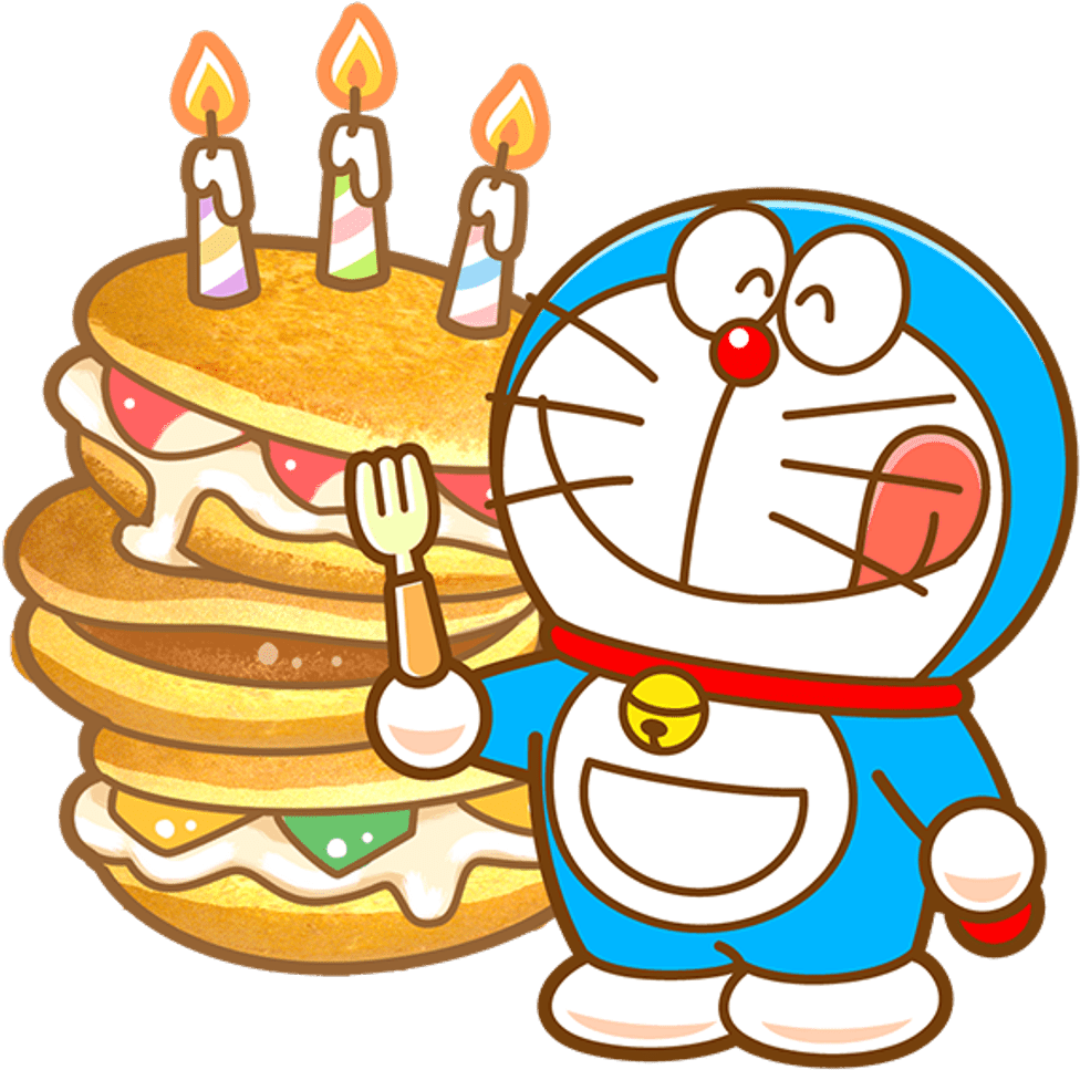 Hình Doremon bánh sinh nhật