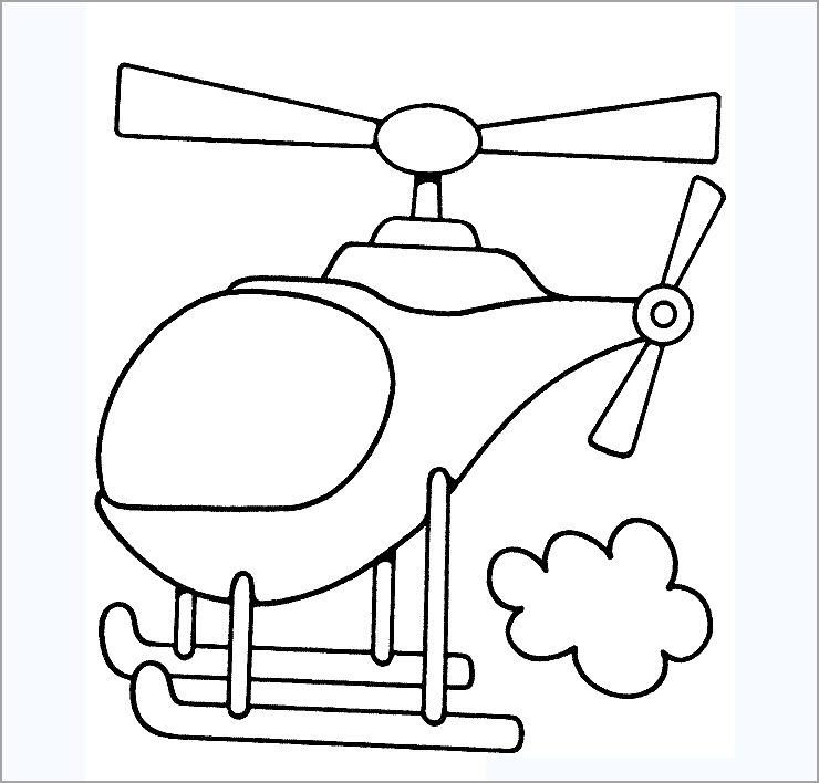 Hình máy bay trực thăng đáng yêu