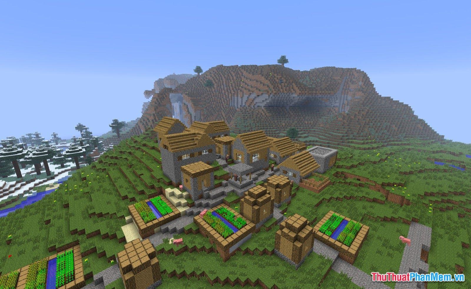 làng trong Minecraft