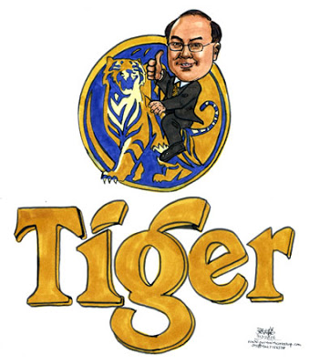 Logo bia Tiger chế