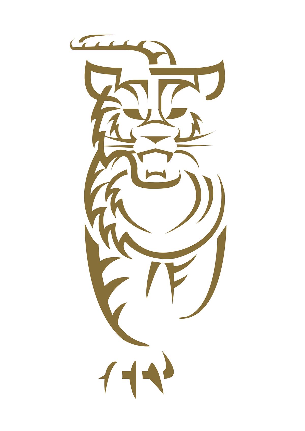 Logo hổ bia Tiger