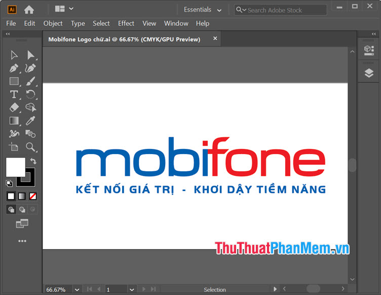 Logo Mobifone vector cho Illustrator