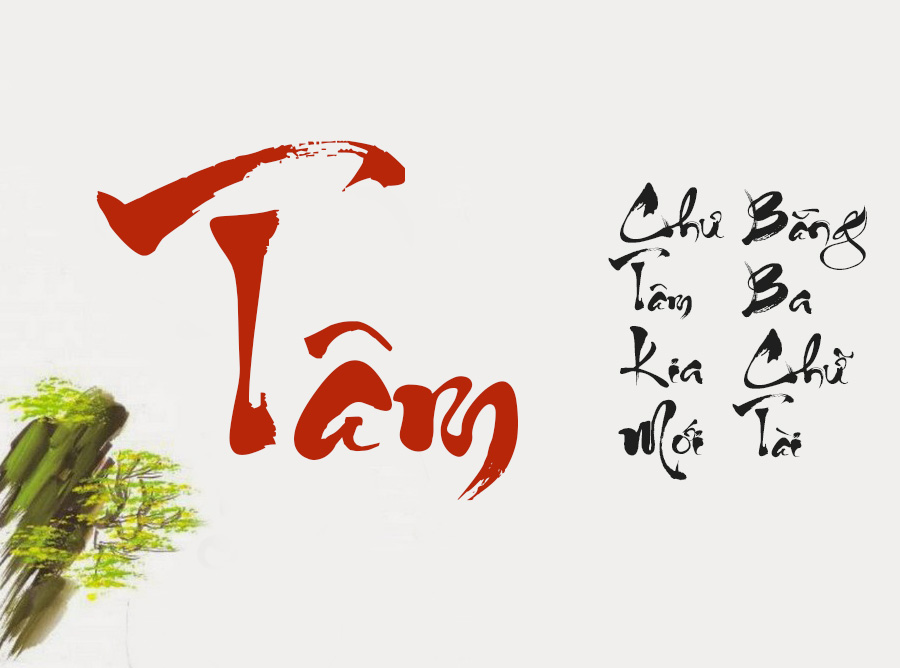 Mẫu chữ thư pháp Việt