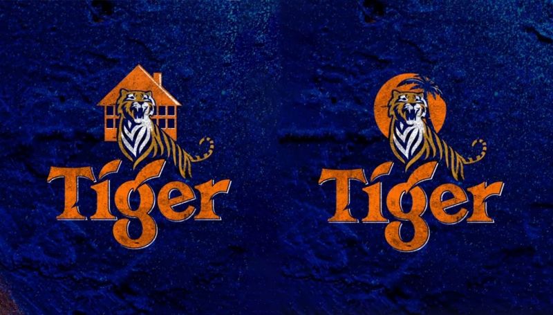 Mẫu logo bia Tiger độc đáo