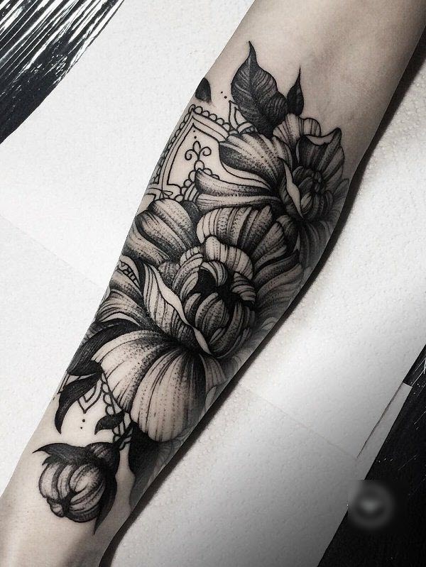 Mẫu tattoo hoa đẹp