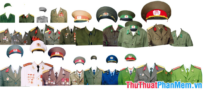 Mẫu trang phục quân đội