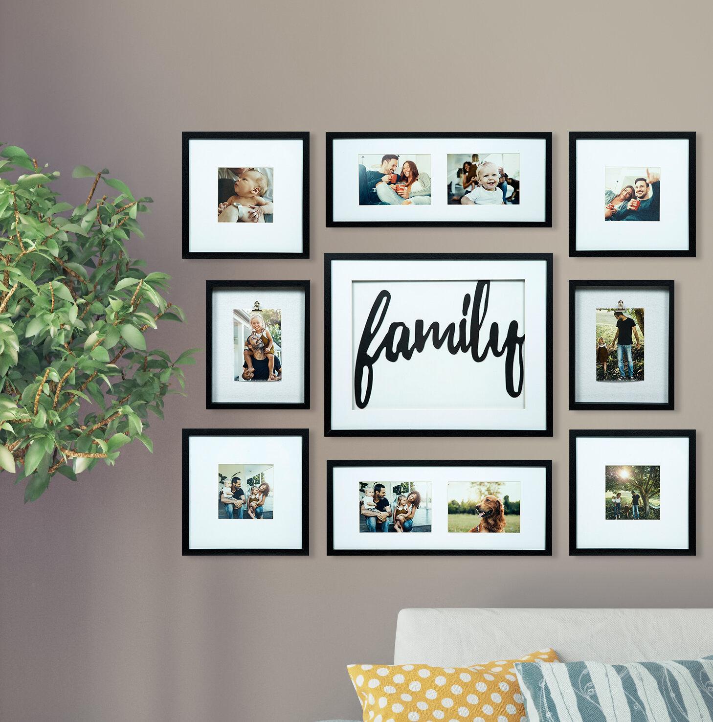 Mẫu trang trí khung ảnh gia đình