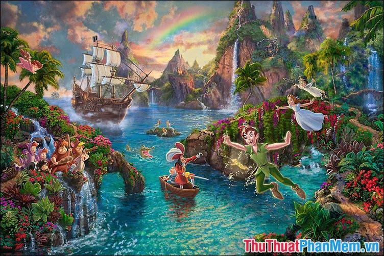 Neverland – thiên đường rực rỡ của sắc màu và ánh sáng