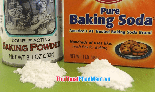 Phân biệt Baking Soda và Baking Powder