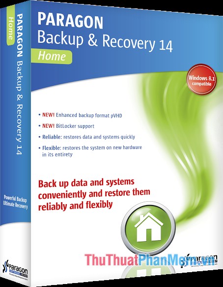 Phần mềm Paragon Backup & Recovery