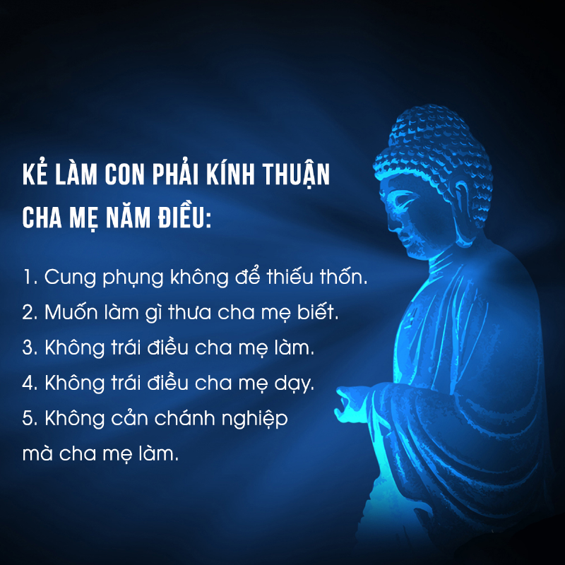 Thơ Phật dạy chữ hiếu