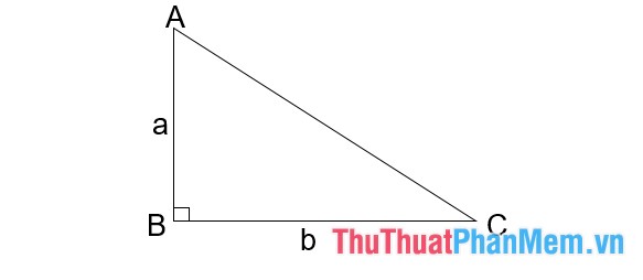 Tính diện tích tam giác vuông ABC