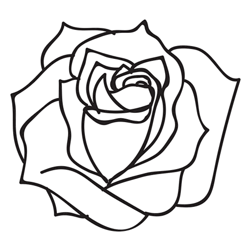 Tranh tô màu bông hoa hồng đẹp