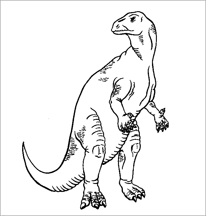 Tranh tô màu khủng long