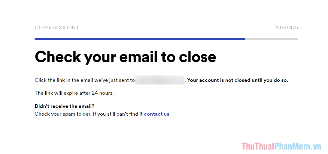 Truy cập Email đăng ký tài khoản để xác nhận lần cuối cùng
