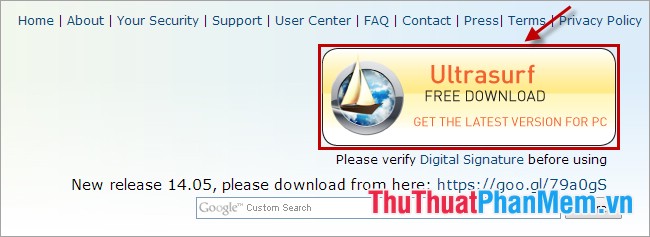 Ultrasurf  Free download