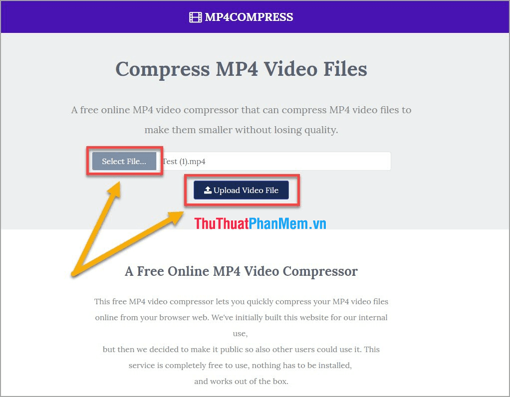Upload Video File