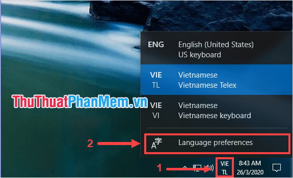 Vietnamese Keyboard được đánh giá rất cao nhờ việc không cần cài thêm các ứng dụng thứ 03 vào máy tính