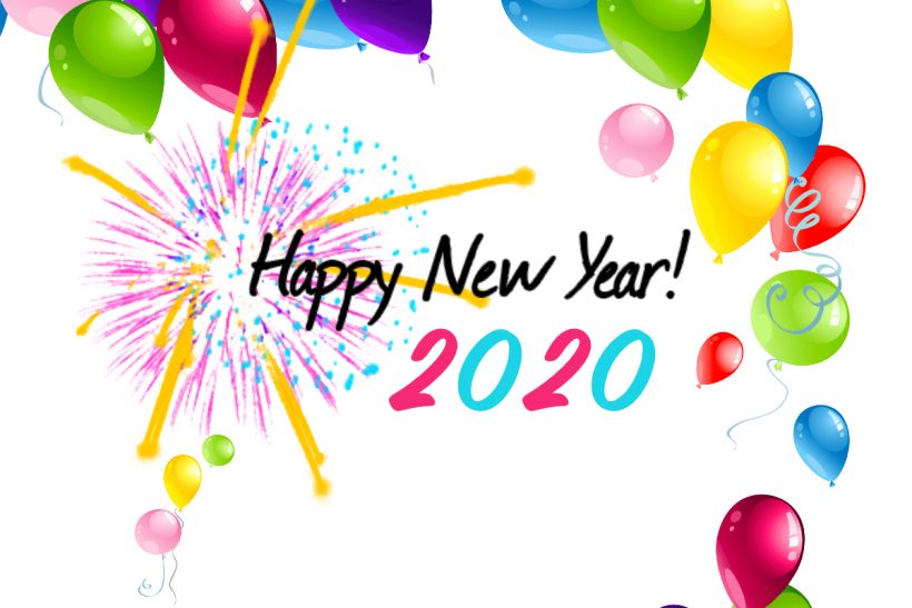 Ảnh chúc mừng năm mới 2020 đơn giản mà đẹp