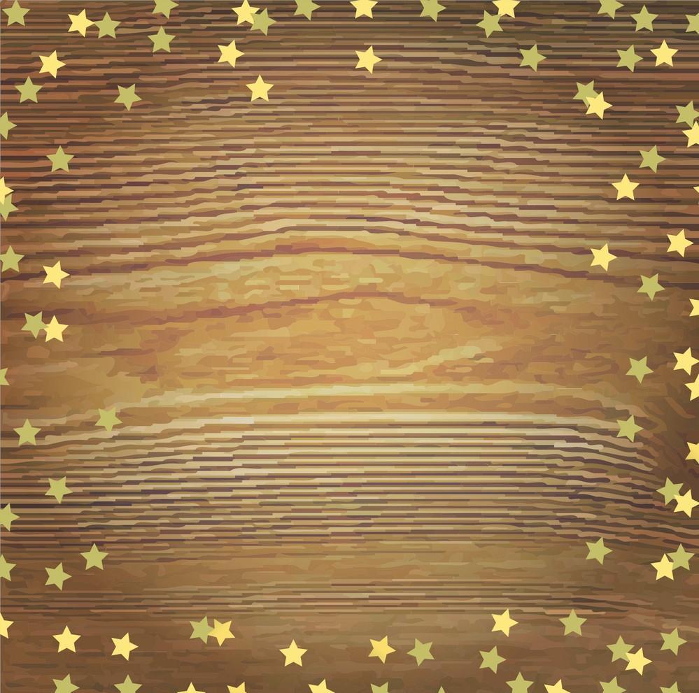 Background bàn gỗ ngôi sao