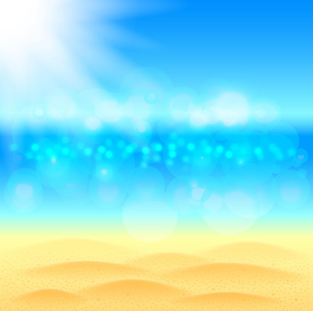 Background biển blur