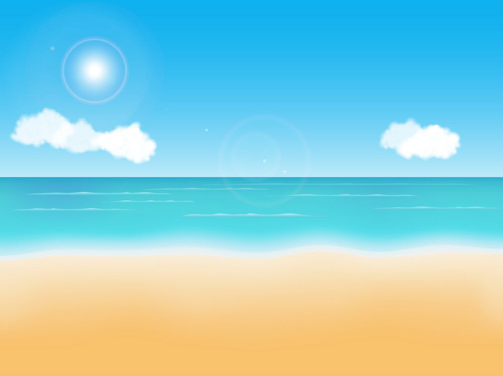Background biển và nắng