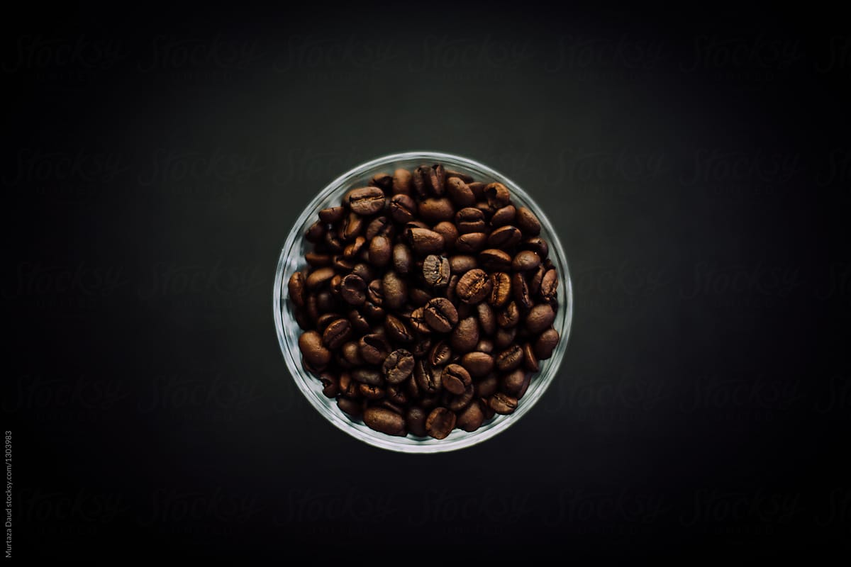 Background hạt cà phê rang đẹp