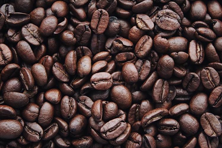 Background hạt cà phê rang