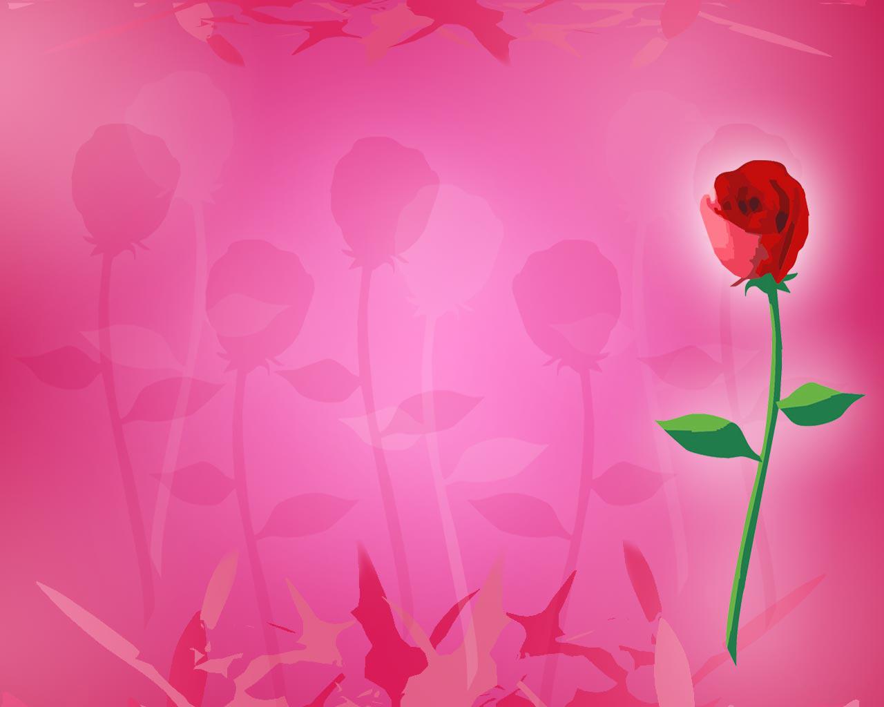 Background powerpoint hoa hồng