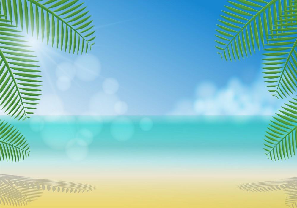 Background về biển và nắng