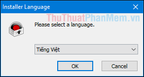 Các bạn có thể chọn ngôn ngữ Tiếng Việt cho dễ dùng