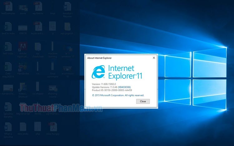 Cách cài đặt Internet Explorer trên Windows 10