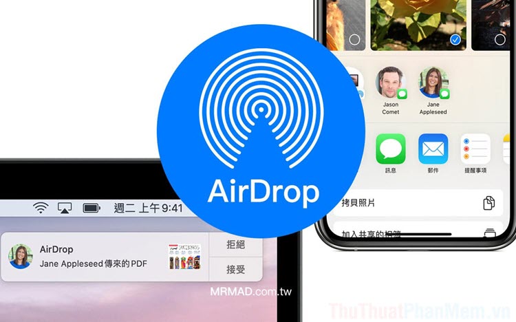 Cách đổi tên iPhone, iPad khi sử dụng Airdrop