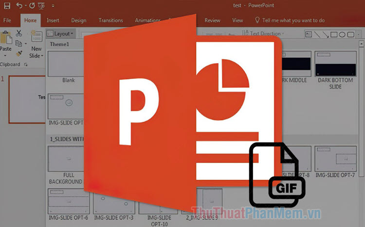 Cách tạo ảnh động GIF bằng PowerPoint
