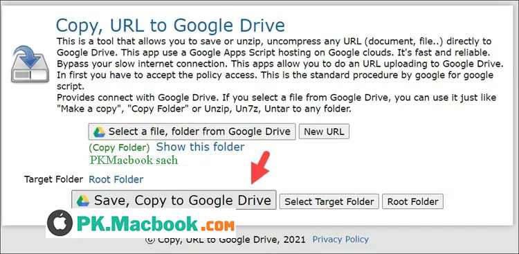 cách tạo bản sao file thư mục trong Google Drive