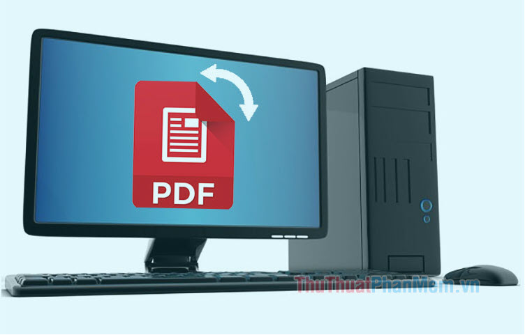 Cách xoay file PDF scan