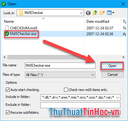 Check mã MD5, kiểm tra mã MD5 của file bất kỳ trên máy tính nhanh chóng, chính xác2